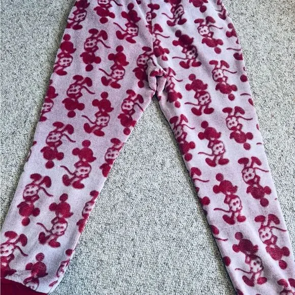 Disney Red and White Pajamas with mickey Design size large - Picture 3 of 7